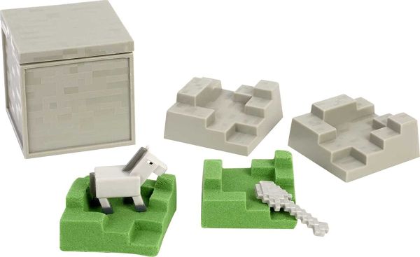 Minecraft Mini Mining Sæt med Hest, Skovl og Figur