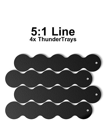 Bevægelsestray - Warfactor Thunder Trays med Magneter 25mm