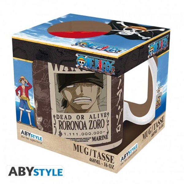 One Piece Zoro Wanted Mug 460