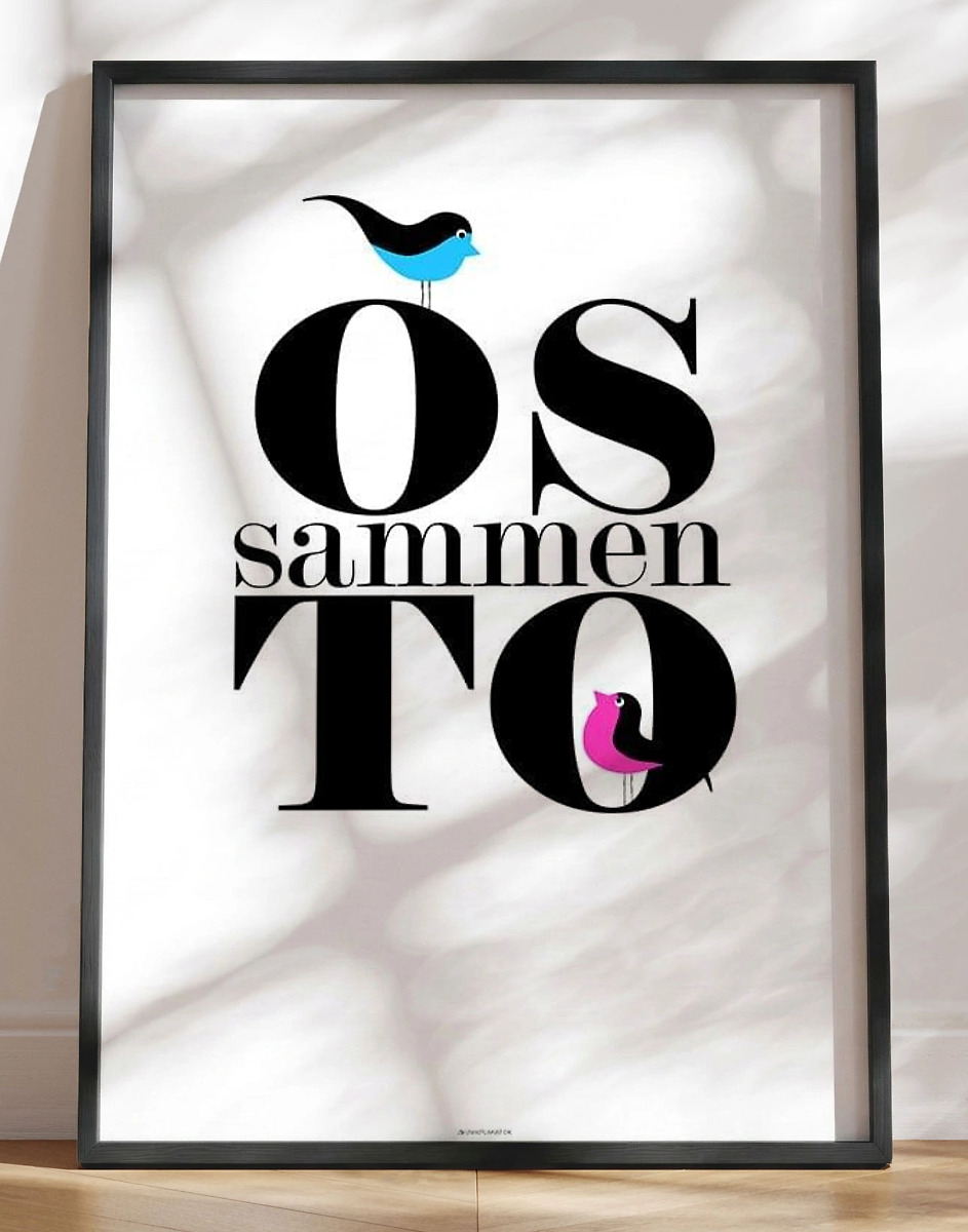 Sammen Birds Plakat