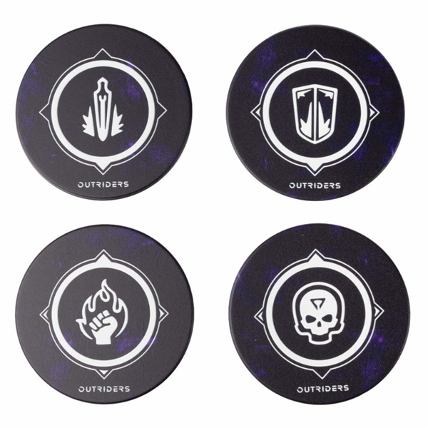 Outriders Class Icons Coaster  -pack
