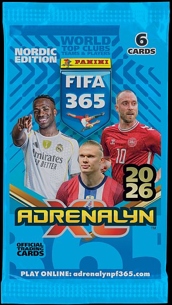 Panini Adrenalyn  : Fifa 365 2026 Nordic Edition Booster Pakke Booster Pack