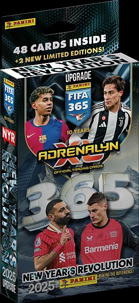 Panini Adrenalyn  : Fifa 365 2025 Upgrade   Revolution Booster Set  Deck  Blister Med 48 Kort     Limited Edition