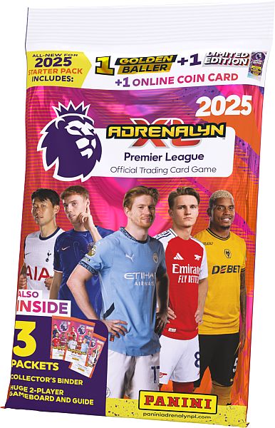 Panini Adrenalyn Premier League 2024: Startersæt & Booster Packs