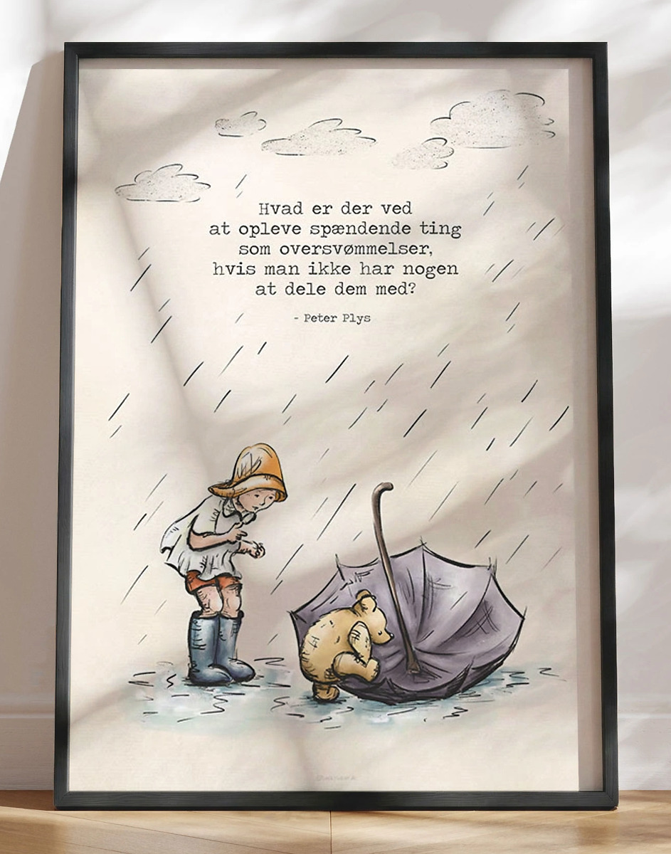 Peter Plys Plakat Nogen   Dele Med
