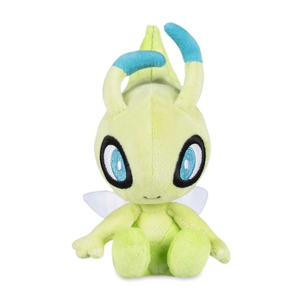 Pokémon Celebi  Sitting Cuties  Pokémon Center Plush Bamse 20cm