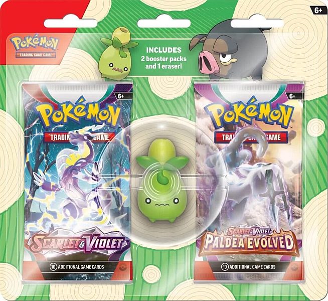 Pokémon Tilbage til Skole Viskelæder Blister Pack: Smoliv