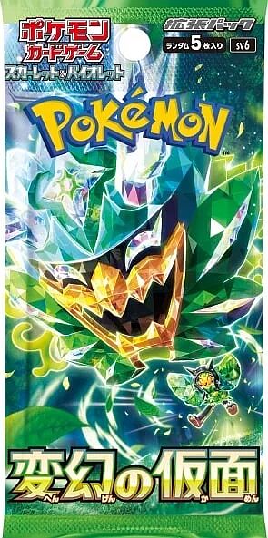 Pokemon Booster Pakke Scarlet   Violet Sv6: Mask   Change  Japansk