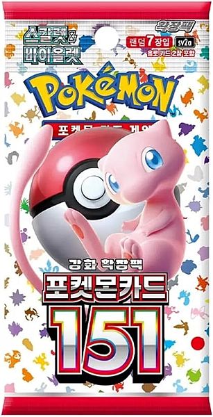 Pokemon Card 151 Booster Pack  Koreansk