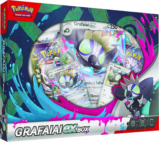 Pokemon    Box: Grafaiai    2024     Boosters