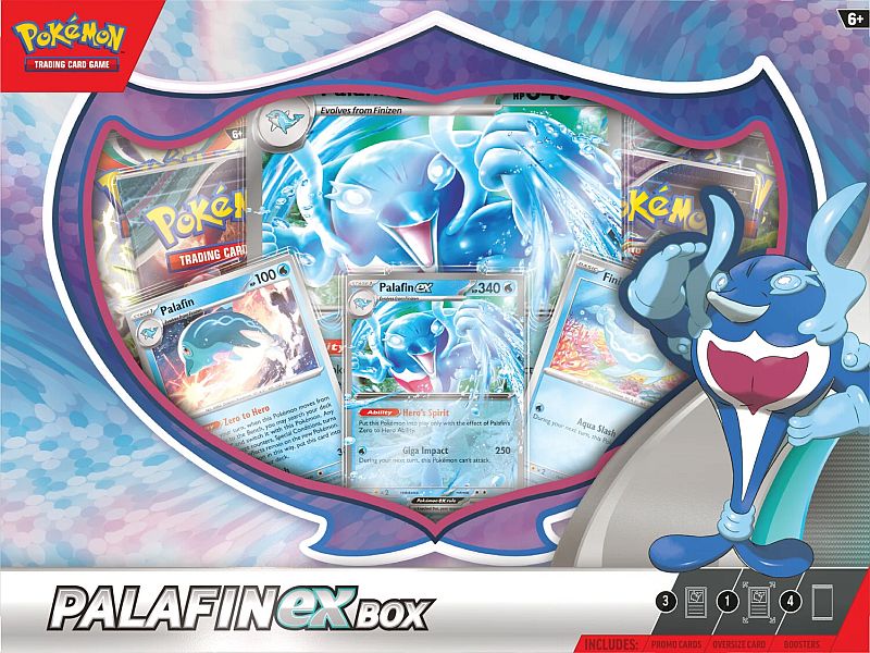 Pokemon    Box: Palafin    2024     Boosters