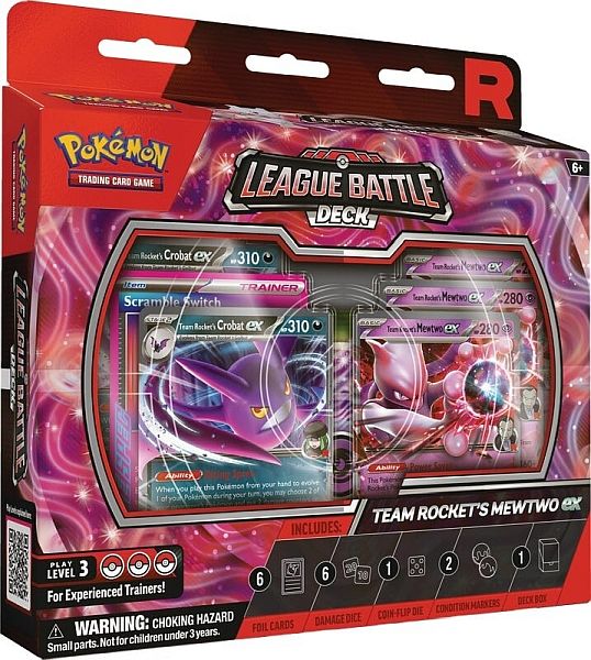 Pokemon League Battle Deck: Team Rocket   Mewtwo    2025