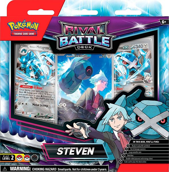 Pokemon Rival Battle Deck: Steven  Beldum Metagross