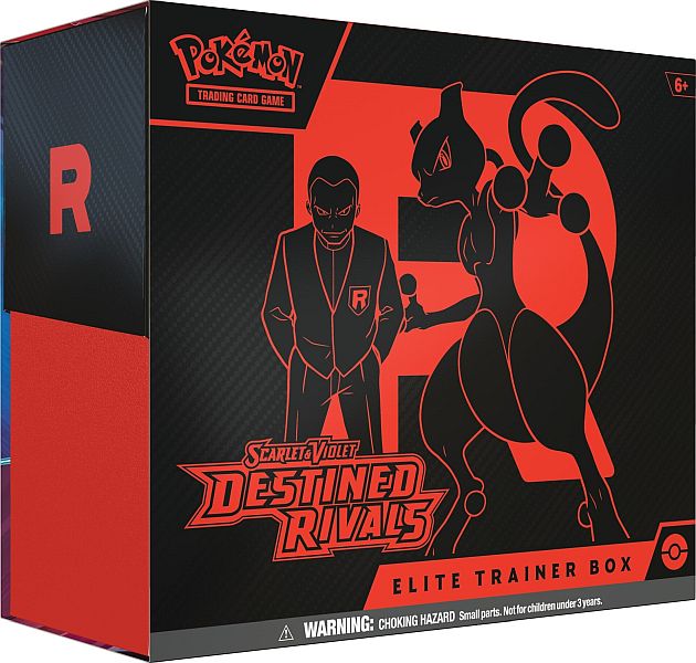 Pokemon Scarlet   Violet: Destined Rivals Elite Trainer Box  Team Rocket Apos   Wobbuffet  Boks Med   Boosters  Promokort   Tilbehør