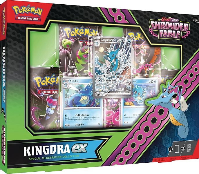 Pokemon Scarlet   Violet: Shrouded Fable Kingdra   Special Illustration Collection    Boosters