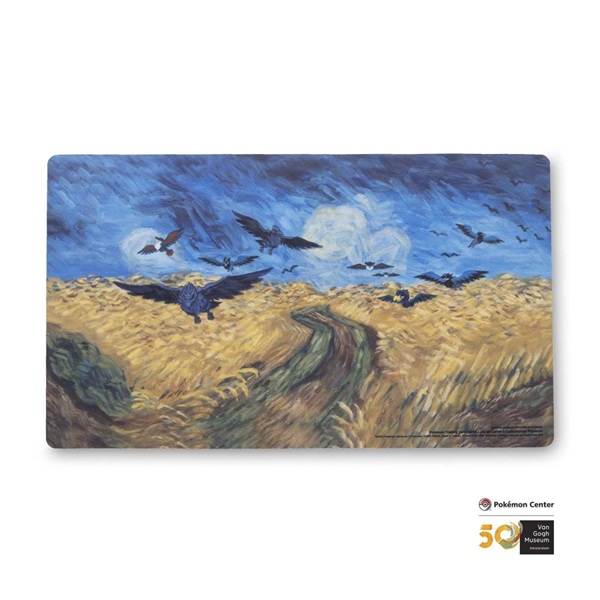 Pokémon Playmat: Corviknight Inspireret af Van Gogh