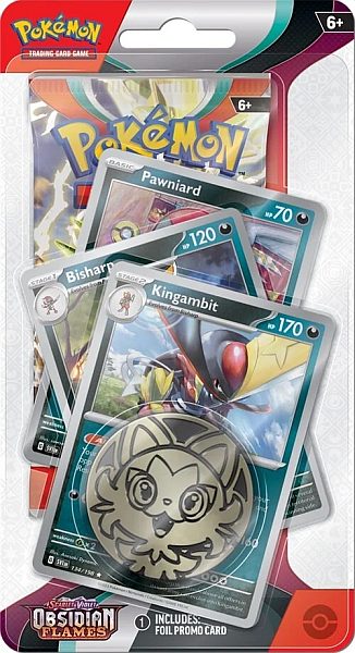 Pokemon Sv03 Obsidian Flames Kingambit Blistertilbud