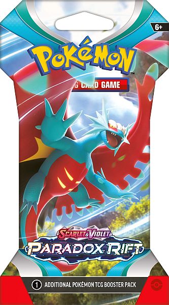 Pokemon SV04: Paradox Rift Booster Pack i Sleeve