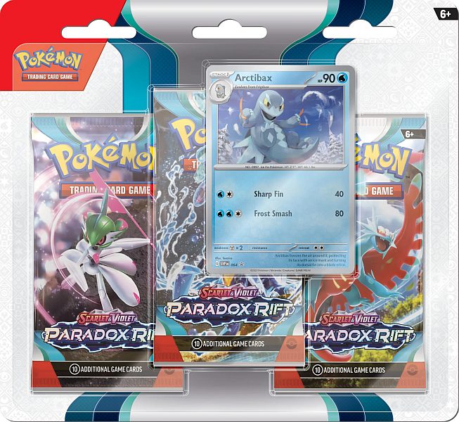 Pokémon Sv04 Paradox Rift - Blisterpakke med Arctibax