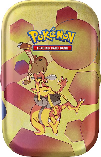 Pokemon Tin Kasse 2023 Fall Scarlet   Violet: 151 Mini Tin: Kadabra    Boosters     195 184
