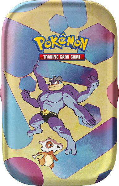 Pokemon Tin Kasse 2023 Fall Scarlet   Violet: 151 Mini Tin: Machamp    Boosters     195 184