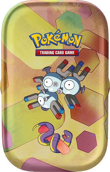 Pokemon Tin Kasse 2023 Fall Scarlet   Violet: 151 Mini Tin: Magneton    Boosters     195 184