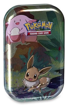 Pokemon Tin Kasse  Kanto Friends Mini Tin: Eevee    Boosters  Billedkort     195 184