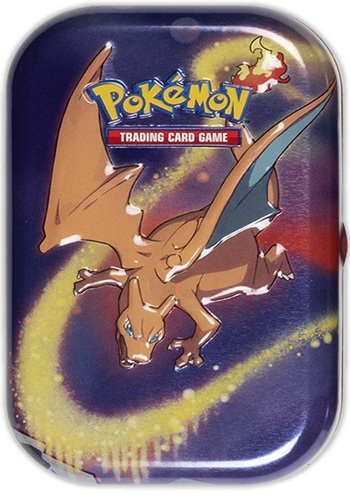 Pokemon Tin Kasse Kanto Power Mini Tin: Charizard    Boosters  Billedkort     195 184