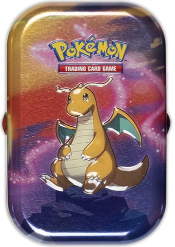 Pokemon Tin Kasse  Kanto Power Mini Tin: Dragonite    Boosters  Billedkort     195 184