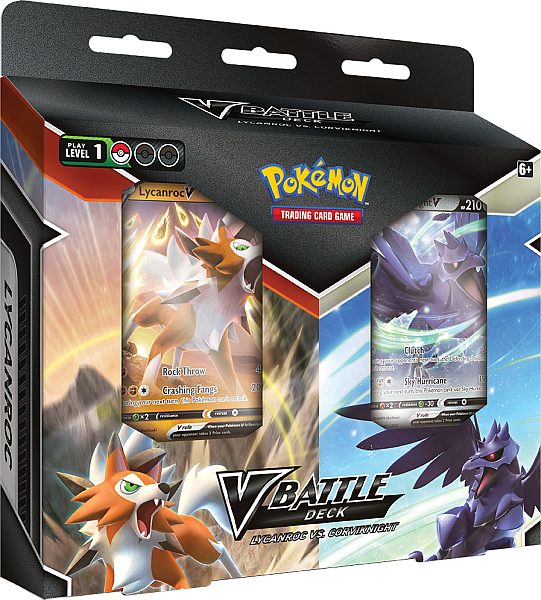 Pokemon   Battle Deck Bundle: Corviknight    Lycanroc  2022