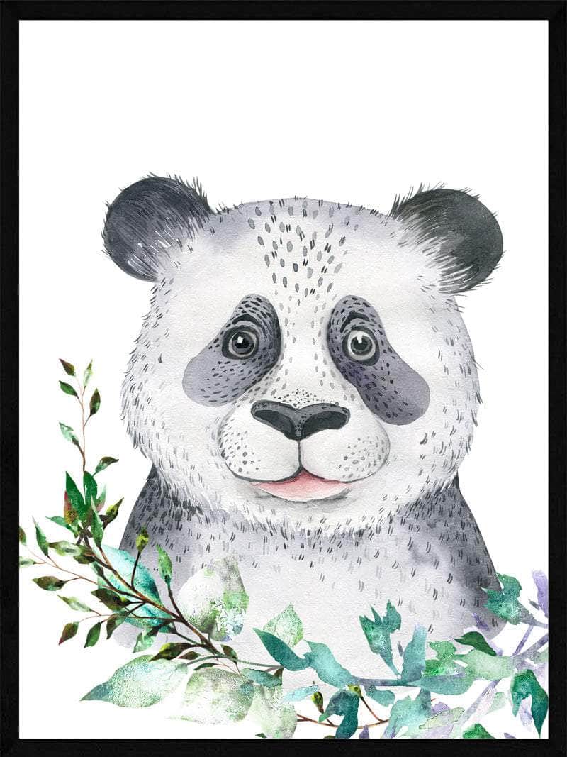 Panda Børneplakat – Perfekt til Børneværelset!