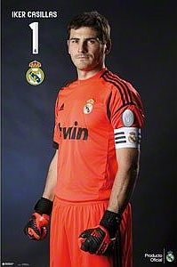 Iker Casillas Plakat - Real Madrid 60x91 cm til Fodboldfans