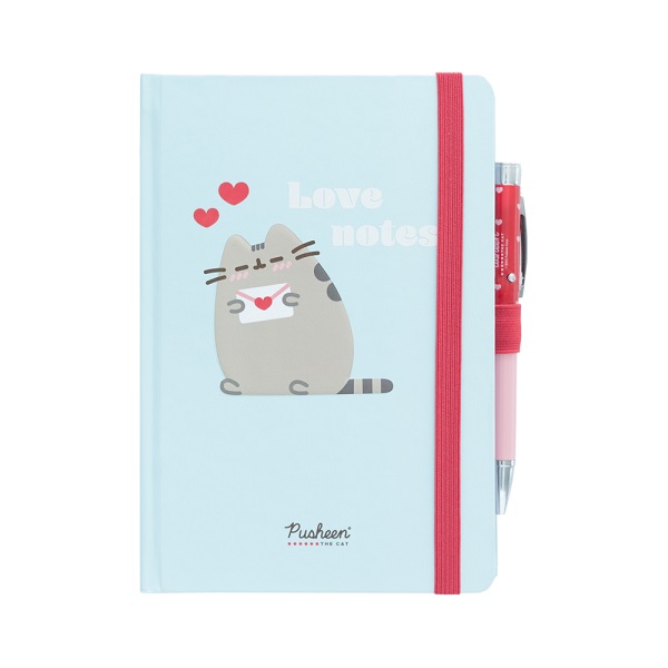 Pusheen Perfekt Kærlighed Samling A5 Notatbog med Pen