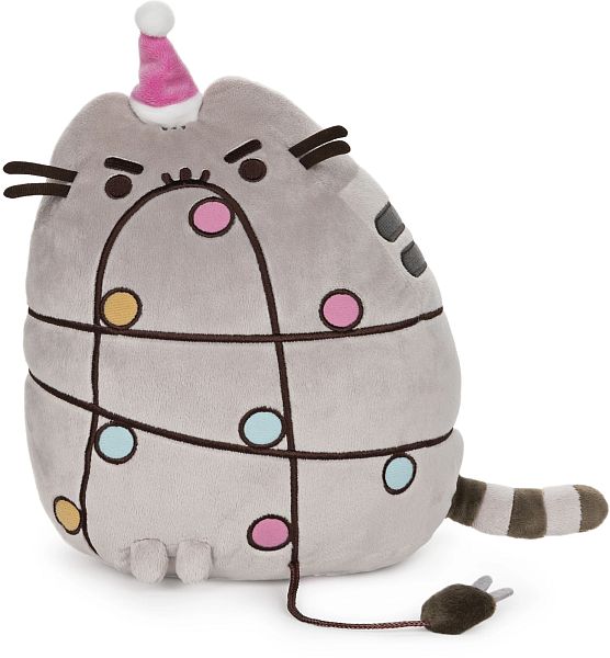 Pusheen The Cat Christmas Lights  Lights    Bamse Plush 25cm