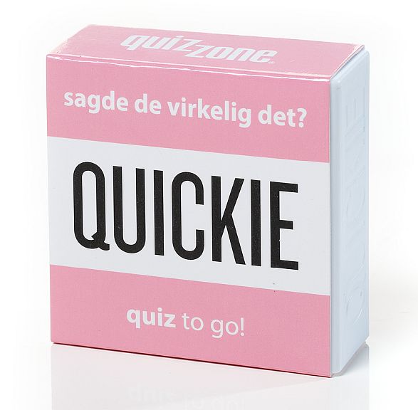 Quizzone: Quickie Sagde   Virkelig Det  Card Game