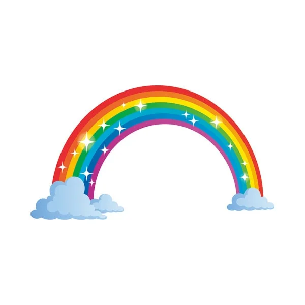 Magisk Regnbue Wallsticker – Forvandling til Børneværelset!