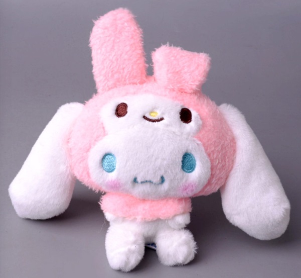 Sanrio My Melody Nøglering Plush Bamse 14cm - Tilbud!