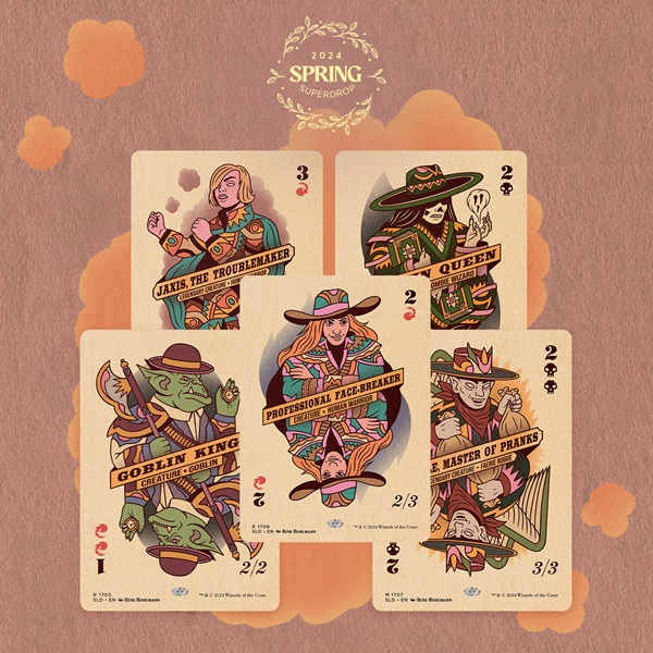 Secret Lair Drop Serie 2024: Forår Superdrop - Poker Ansigtter