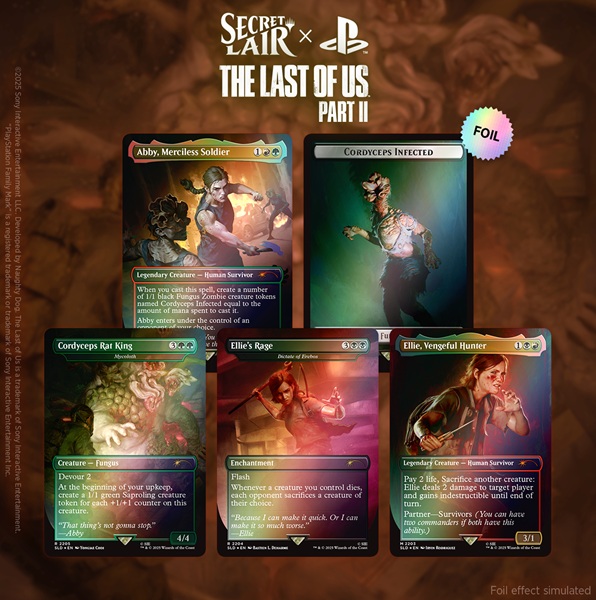 Secret Lair Drop Series  2025 : The Playstation Superdrop: Secret Lair   The Last     Part    Foil