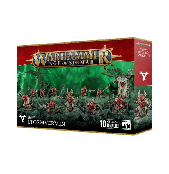 Skaven Stormvermin Sæt til Warhammer - 10 Enheder