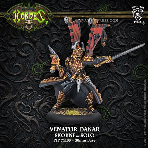 Skorne: Venator Dakar Solo fra Privateer Press - Udsalg!