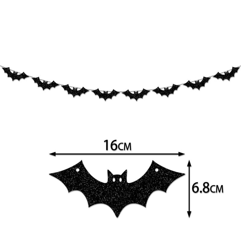 Skræmmende Flagermus til Halloween Dekorationer