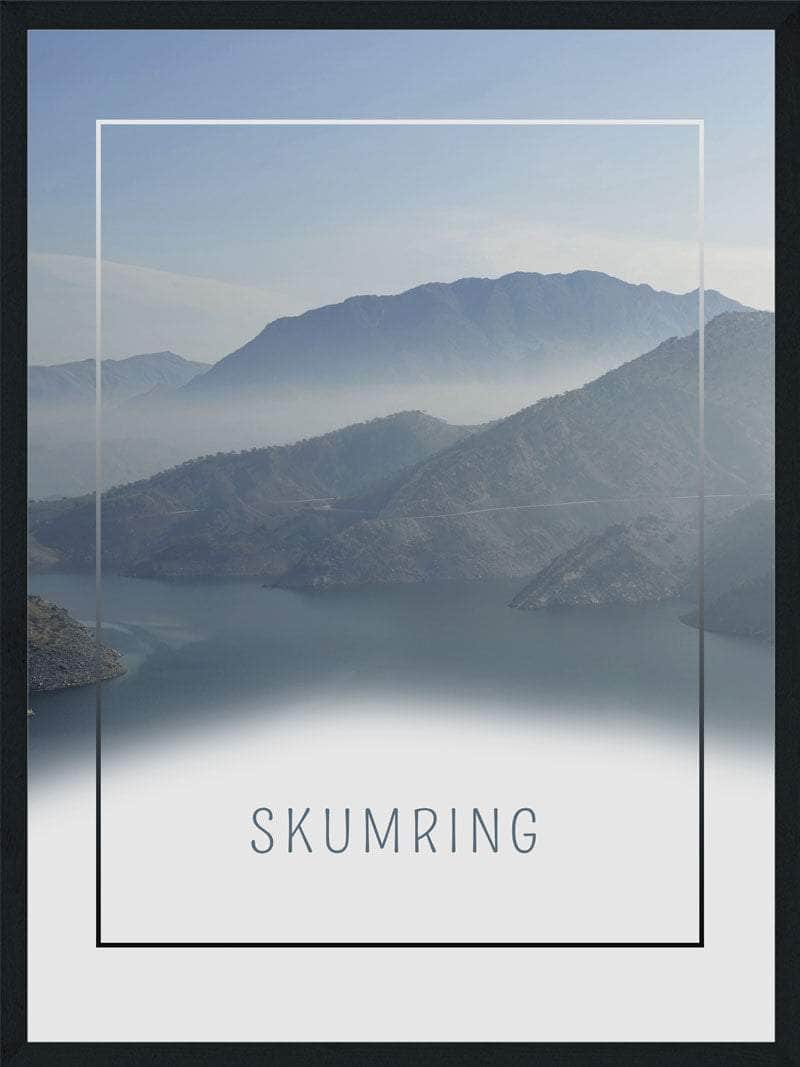 Skumring i Tåge Plakat - Unik Kunst til Indretning
