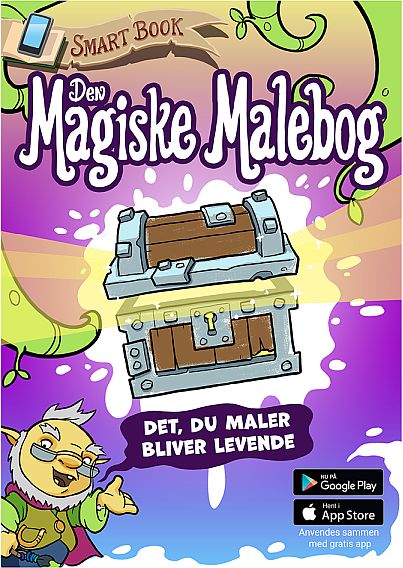 Smart Book    Augmented Reality  Den Magiske Malebog  Dansk