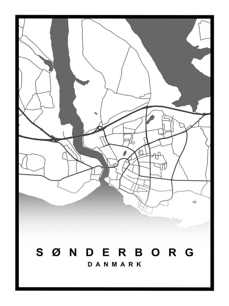 Sønderborg Kortplakat – Udforsk Din Elskede By!