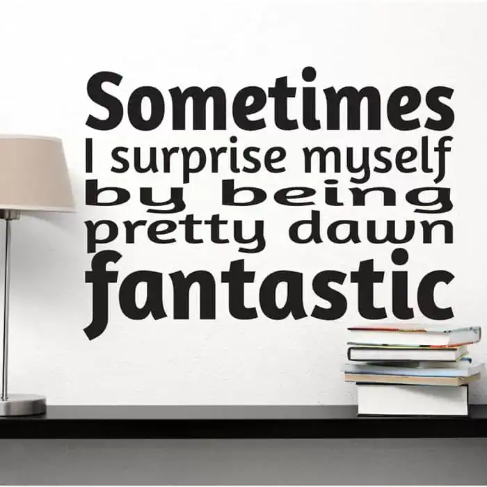 Sometimes   Surprise Wallsticker