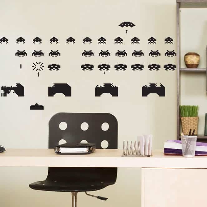 Space Invaders Wallsticker
