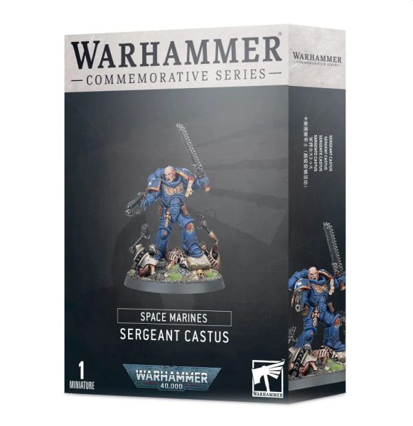 Space Marines Sergeant Castus  Warhammer Commemorative Series  99120199074
