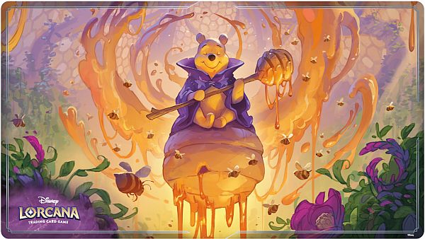 Spillem 195 165 Tte  Playmat  Disney Lorcana Tcg: Set   Rise   The Floodborn: Winnie The Pooh Hunny Wizard
