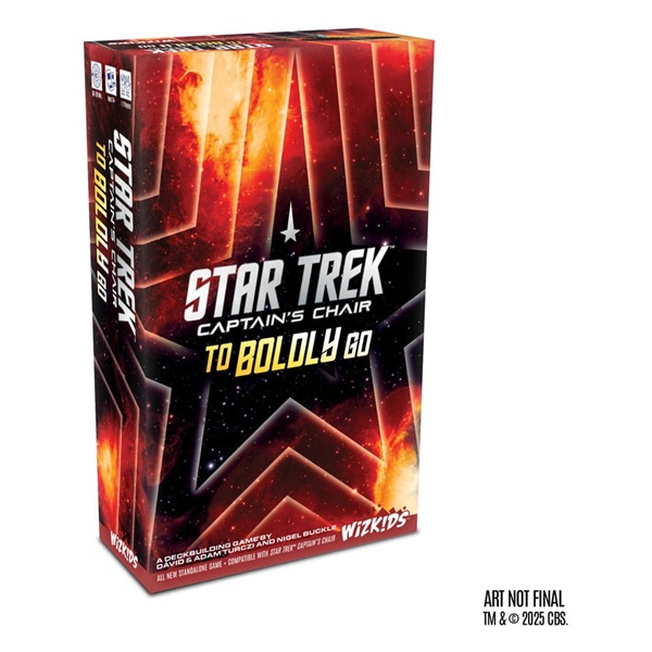 Star Trek  Engelsk : Captain Apos   Chair   Boldly   Deckbuilding Core Game
